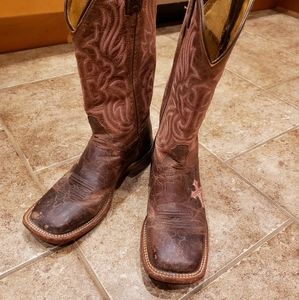 Tony Lama boots.